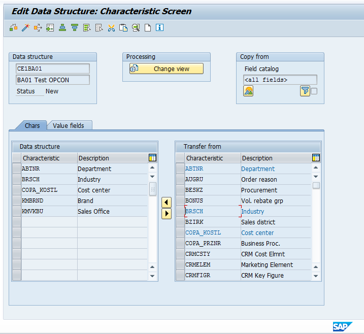 Characteristics Added to Data Structure