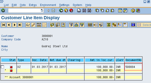 Sap Customer Down Payment Process