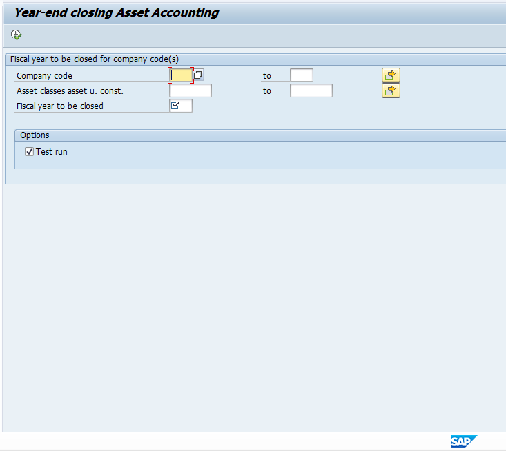 SAP Year End Closing in Asset Accounting