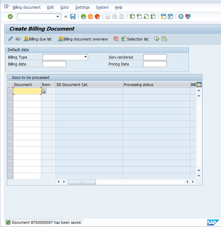 Debit Memo Number is Shown by SAP System