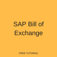 SAP Bill of Exchange