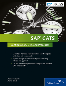 SAP CATS Configuration, Use, and Processes