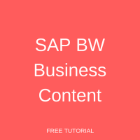 SAP BW Business Content