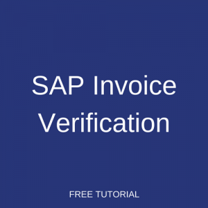 Tutorial De Verificación De Facturas De SAP: Capacitación Gratuita En ...