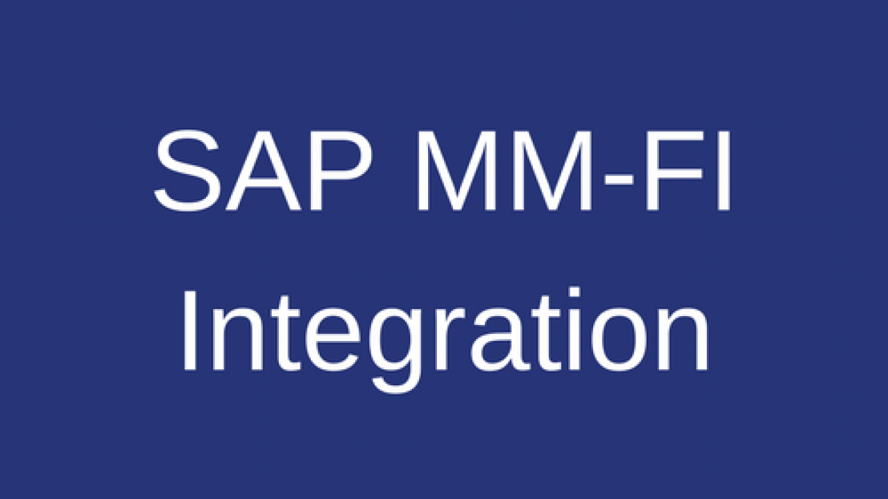 fi mm integration in sap fico