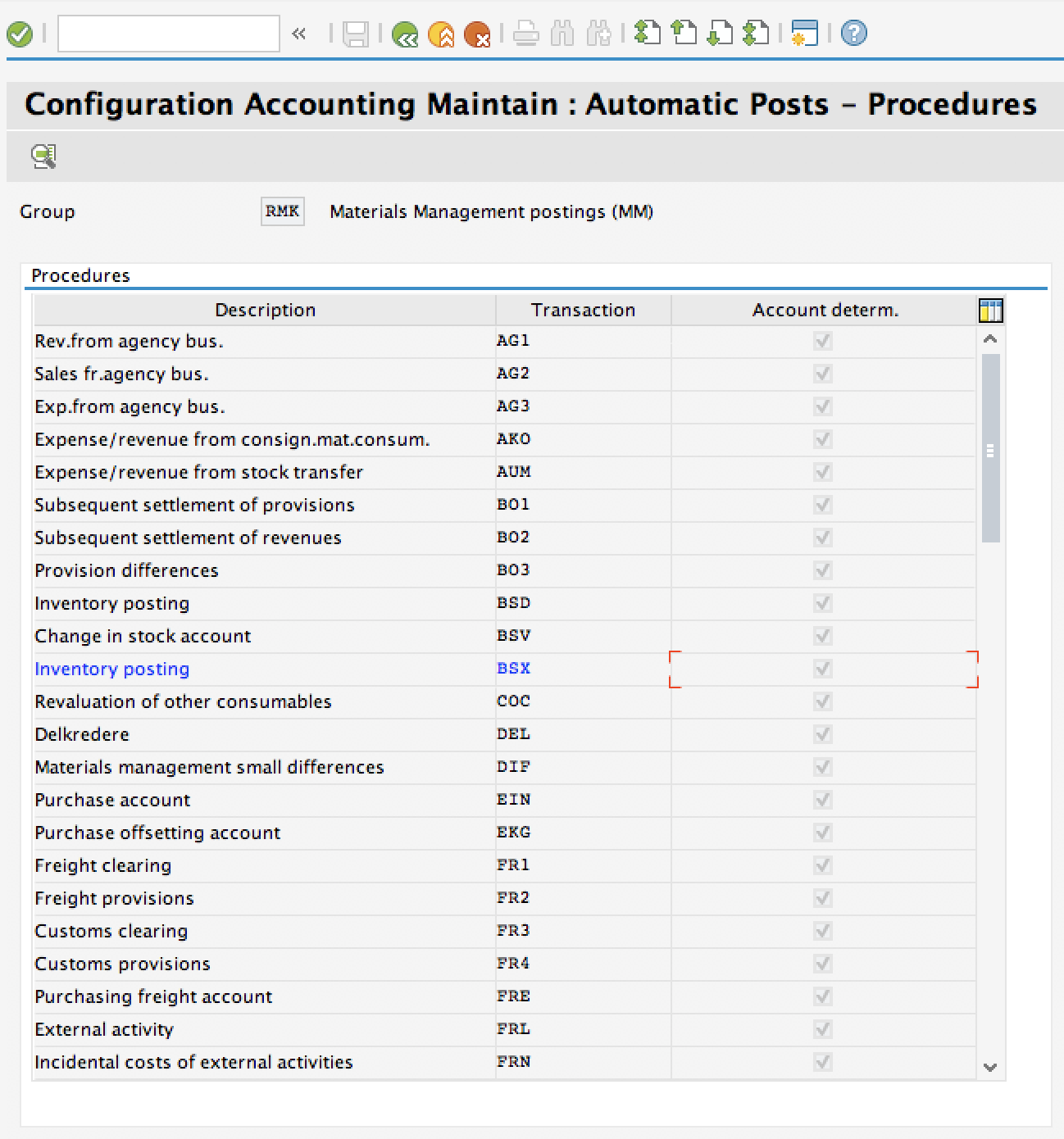 sap movement type posting string