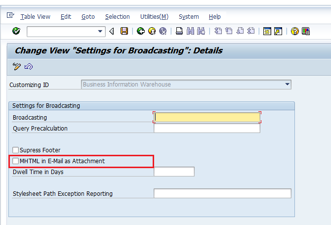 Settings to Distribute Documents in MHTML Format by Email