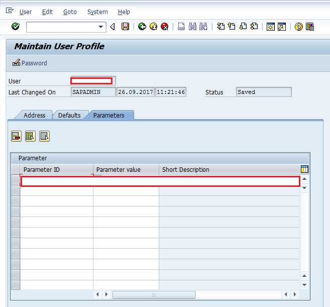 Setting the SET and GET Parameters