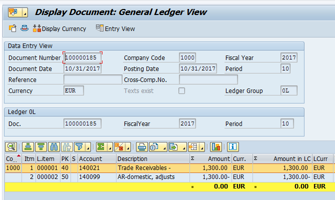 Regrouping Adjustment Using V00