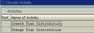 Create Plan Distribution