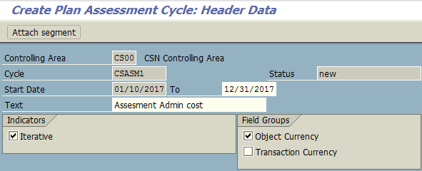 Plan Assessment Cycle