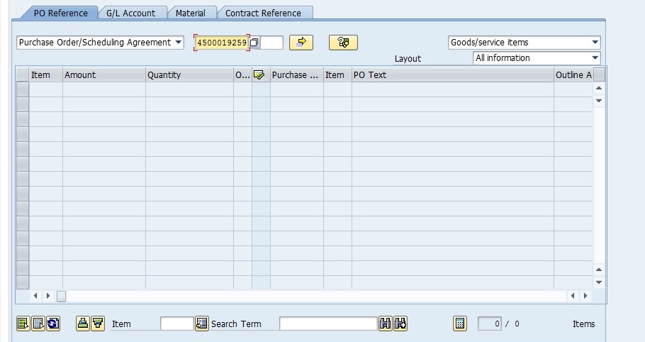 Purchase Order Number