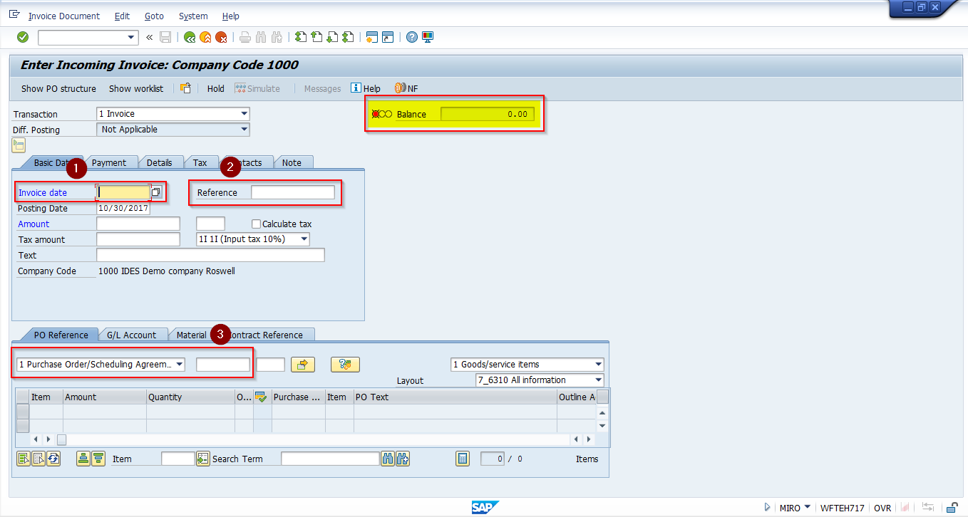 SAP MM - Invoice Verification