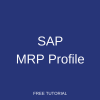 SAP MRP Profile
