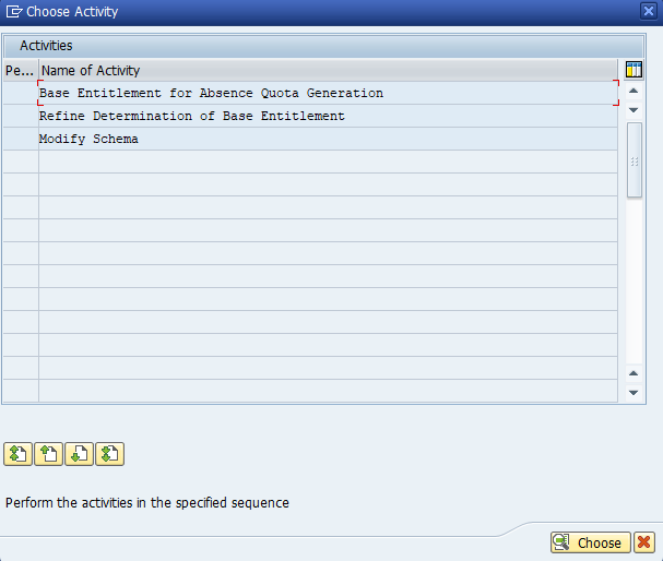 Figure 11: Activity List