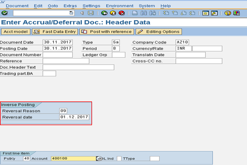 Initial Screen Accrual/Deferral Document