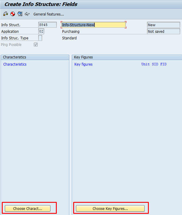 SAP MM Info Structure – Characteristics and Key Figures