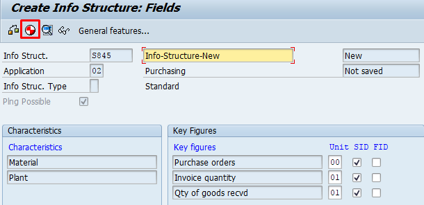 Info Structure Creation – Generate Table