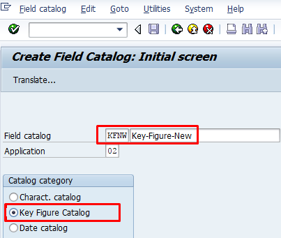 Key Figure Creation