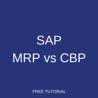 SAP MRP vs CBP