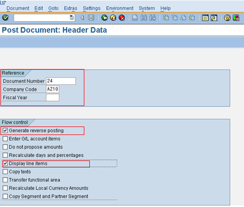 Initial Screen of Post with Reference