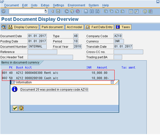 Post Document Display Overview