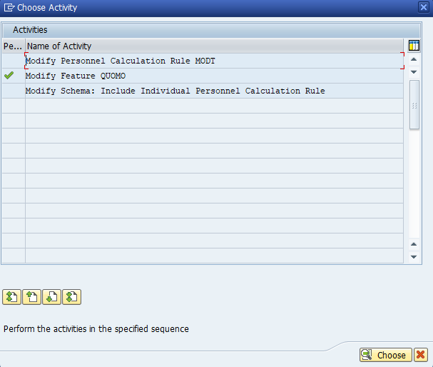 Figure 2: Activity List