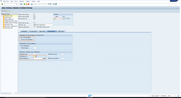 SAP Absence Quota Generation Rules Tutorial - Free SAP HR Training