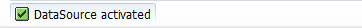 Activating the DataSource