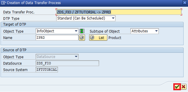 Creating a DTP