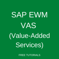 SAP EWM VAS (Value-Added Services)